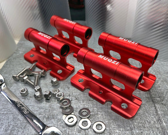 4 Bike-Hook fork hub blocks