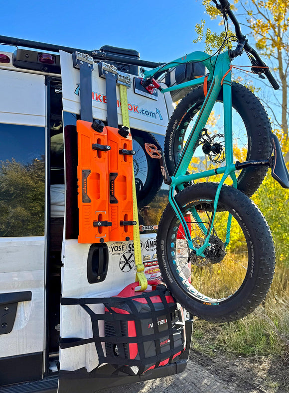 Bike-Hook no drill easy mount rear door bicycle storage