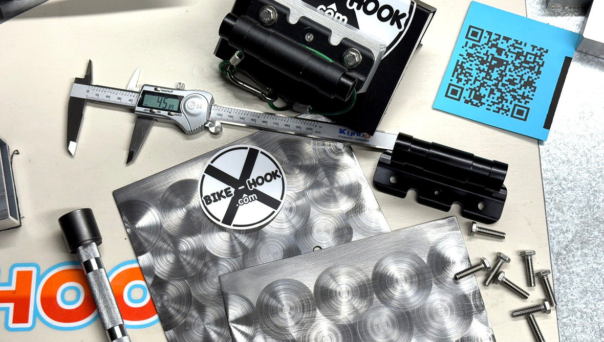 Bike-Hook materials before its made into the rear door storage mount