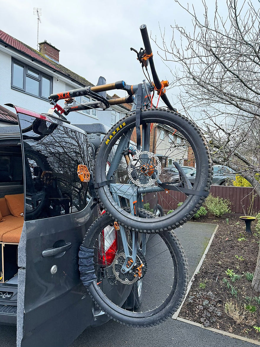Bike-Hook Ford Custom rear door bike rack 