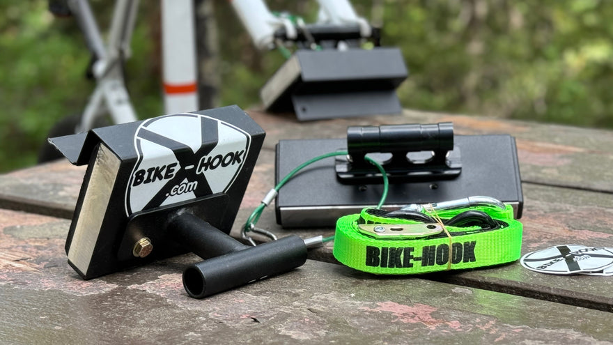 Fork mount bike rack for RAM Promaster rear door