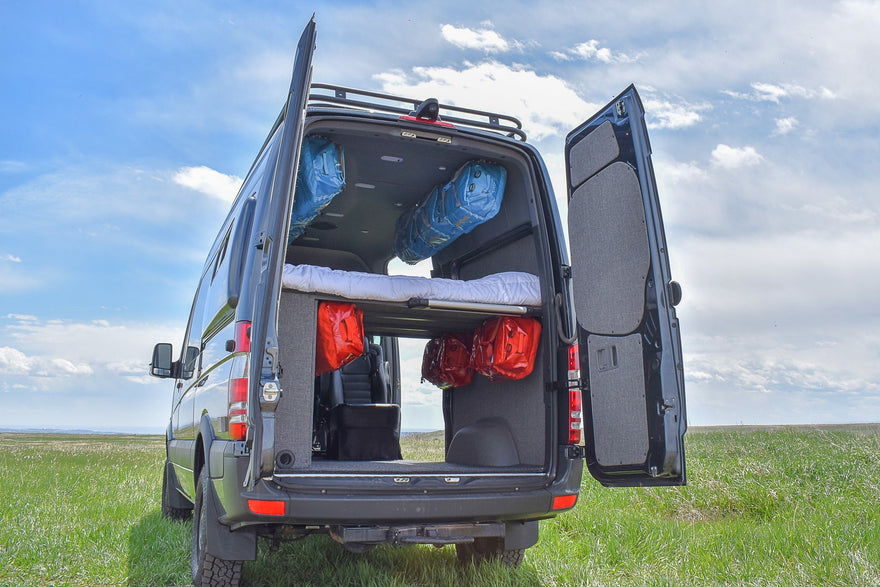 New ideas to maximize van storage for cycling adventures