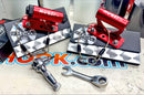 2 Bike-Hook with FOX36 fork hub block upgrade for van door bicycle storage