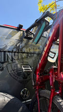 VW Volkswagen Crafter rear door bicycle rack no drill easy access, bike hook