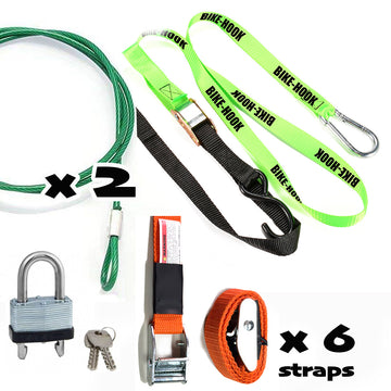 The Bike-Hook / Bike hook is the ultimate van bike rack designed for cyclists who need secure, space-saving bike storage outside their van. 