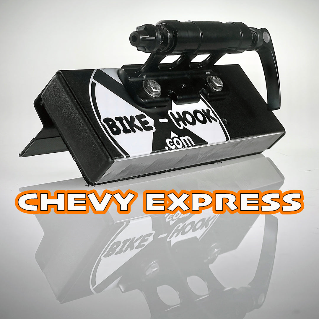 Finding the right bike hook or van bike rack is essential for cyclists who need a Chevrolet Express with rear door Bike-Hook bike rack, perfect for cycling adventures. Bike-Hook

