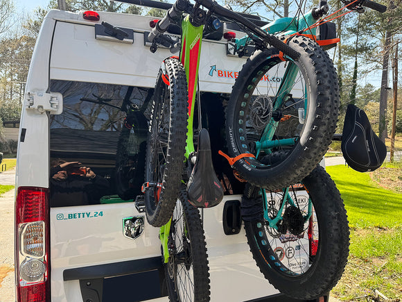 Tired of bulky bike racks? Bike-Hook is a lightweight, space-saving bike mount designed  for campervans