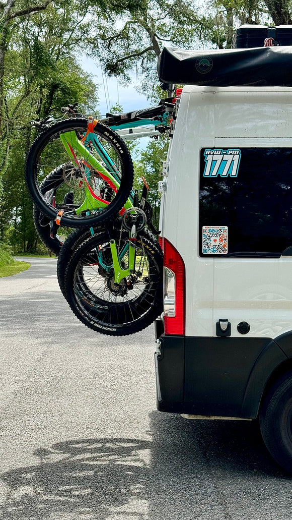 Summit Bike Rack Promaster RAM ProMaster Bike Hook Bicycle bike Rack – Rear Door Mount for Vans ...