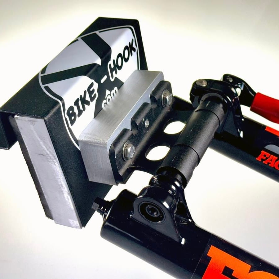 We can even mount your FOX36 style forks with our Bike Hook 
