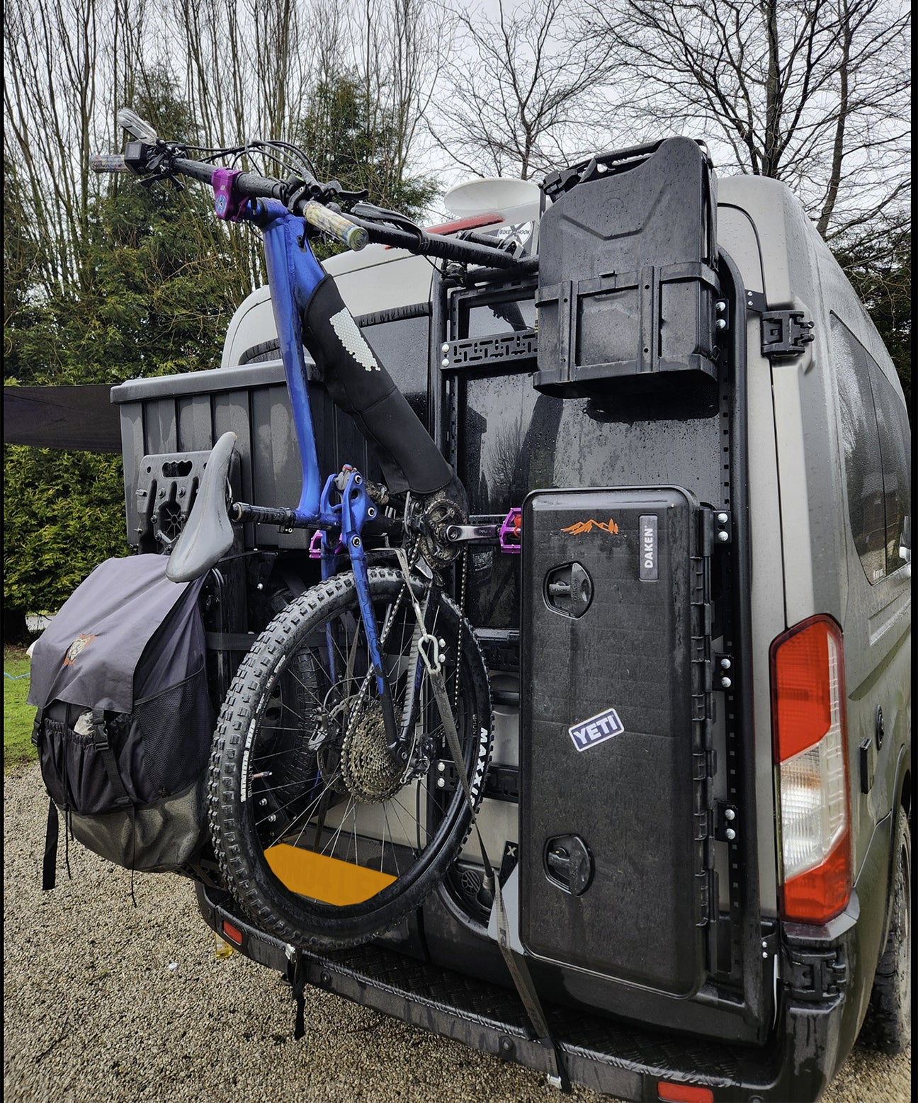 Bike-Hook Fork-Mount Rack Storage for Ford Transit Campervan